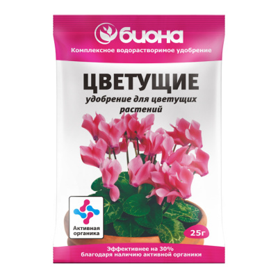 БМ Цветущие 25гр удоб-ие д/цветущих растений