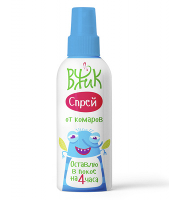 Вжик Спрей от комаров 15% дэта 100мл (1упак/16шт) 