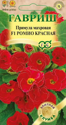 Ромио красная F1 примула махровая 3 шт (г)