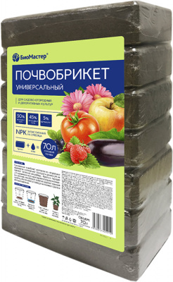 Почвобрикет Универсальный 70л (БМ)