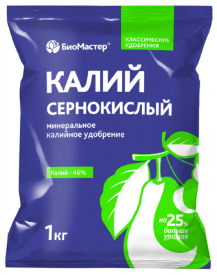 Калий Сернокислый 1кг (1упак/25шт) БМ