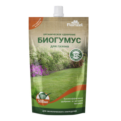 Биогумус-Florizel для газона орган. удобрение 500мл (1/18шт) БМ