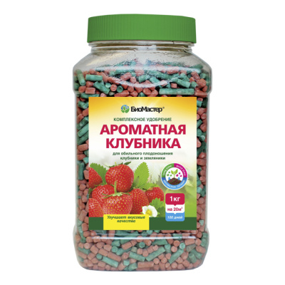 БМ Ароматная Клубника 1кг (БАНКА), комплексное удобрение (1/5)