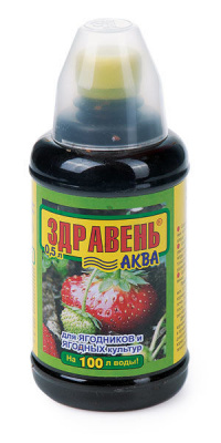 Здравень Аква Клубника 0,5л. (1/12) ВХ