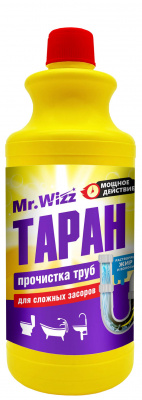 ТАРАН Mr. Wizz 1000гр средство для чистки труб БМ