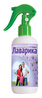 Лаварика спрей парфюм. от мошек 200мл (1/25) (ВХ)
