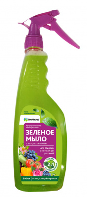 Зеленое мыло 500 мл СПРЕЙ  БМ