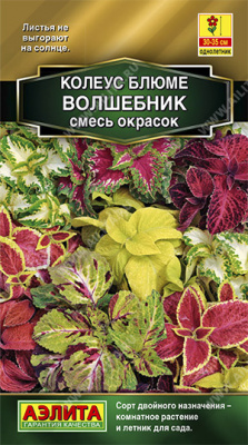Волшебник,смесь окрасок блюме колеус 5шт (а)