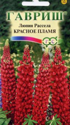 Рассела Красное пламя мн люпин  100см 0,5г (г)