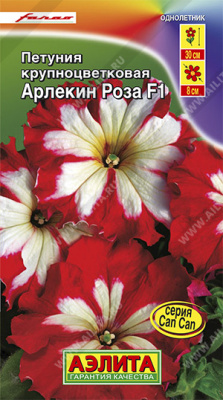 Арлекин Роза F1крупноцв. петуния 5шт (а)
