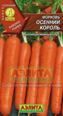 Осенний король морковь(а)